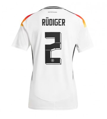 Tyskland Antonio Rudiger #2 Hjemmebanetrøje EM 2024 Kort ærmer